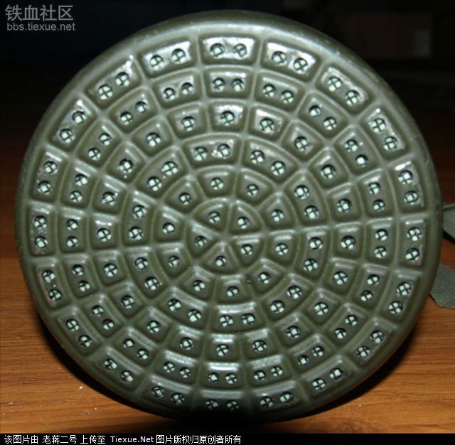 原装二战德军军用防毒面具和饭盒