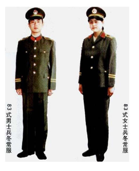 武警服装变迁