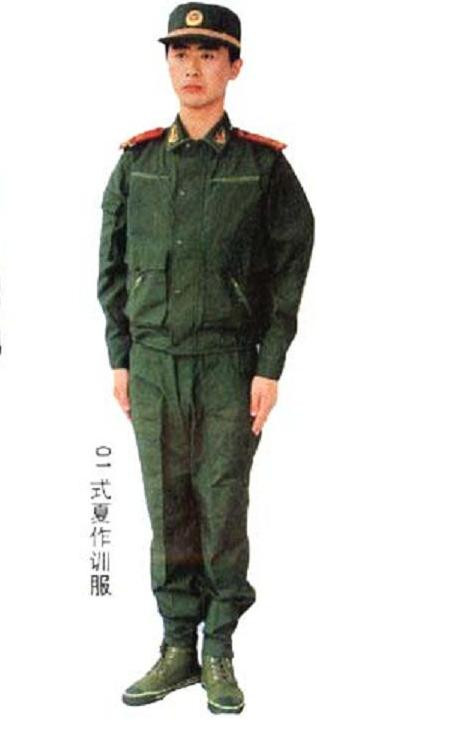 武警服装变迁