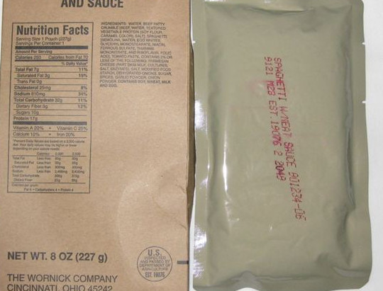 美军 MRE20号口粮鉴赏