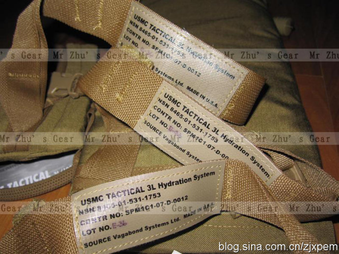 USMC <wbr>ILBE <wbr>GenII(Standard <wbr>Version)简析之水袋篇